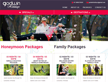 Tablet Screenshot of honeymoonpackagekerala.in